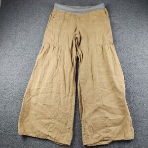 Ivy Jane Linen Pants Wide Leg Womens Small Pockets